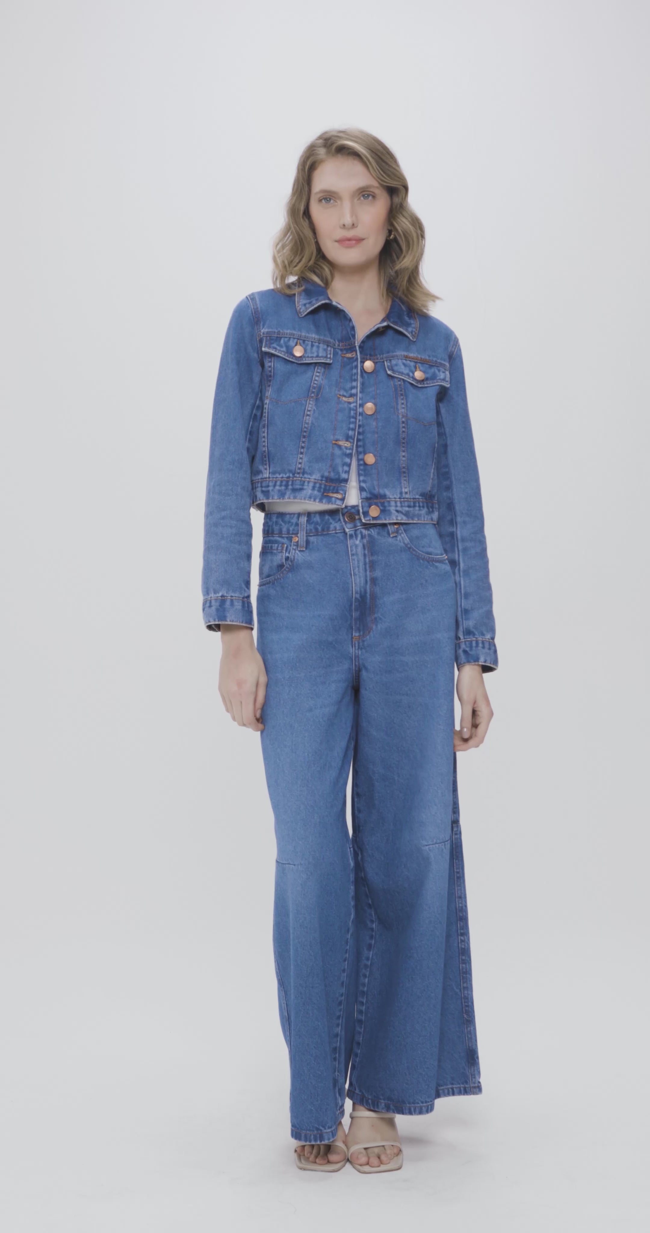 Jaqueta Jeans Feminina